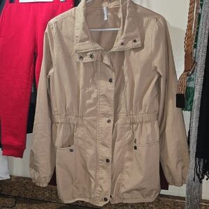 Old Navy Women's Beige Utility Jacket